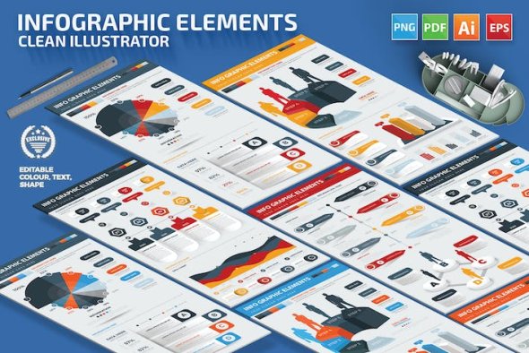 Infographic Elements Design - ELKF3EF