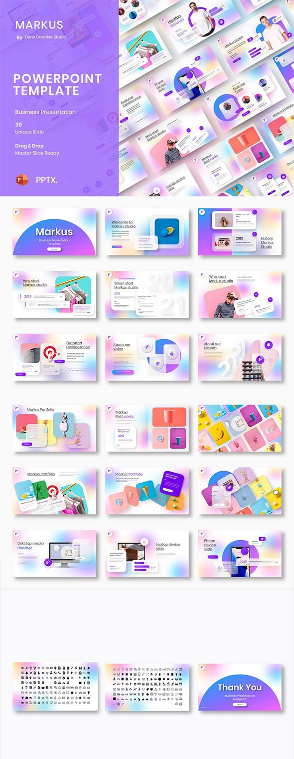 GraphicRiver - Markus– Business PowerPoint Template - 34094256