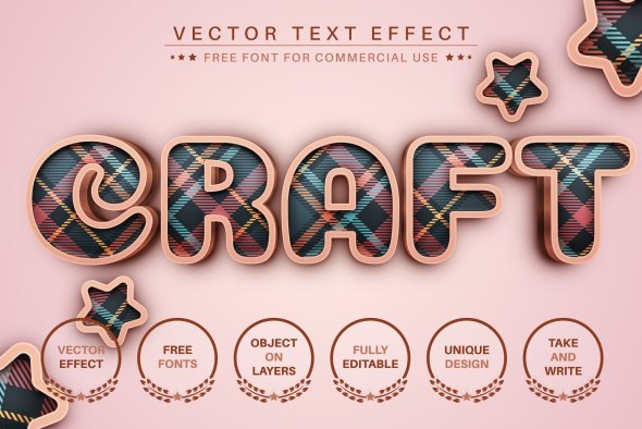 CreativeMarket - Tartan - Editable Text Effect - 13444736
