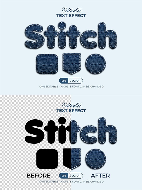 CreativeMarket - Stitch Editable Text Effect Style - 12737362