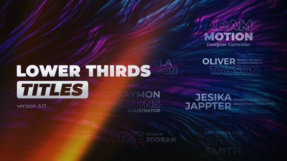 VideoHive - Lower Thirds Titles | Premiere Pro - 45805861