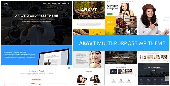 ThemeForest - Aravt v1.4 - Creative MultiPurpose Theme - 11087590