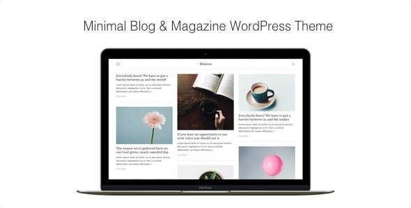 ThemeForest - Maxima v1.2.4 - Minimal Blog & Magazine WordPress Theme - 19256614