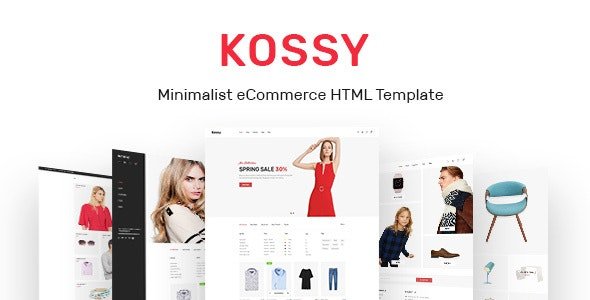 ThemeForest - Kossy v1.16 - Minimalist eCommerce HTML Template - 21638537