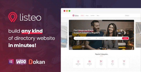 ThemeForest - Listeo v1.9.16 - Directory & Listings With Booking - WordPress Theme - 23239259 - NULLED