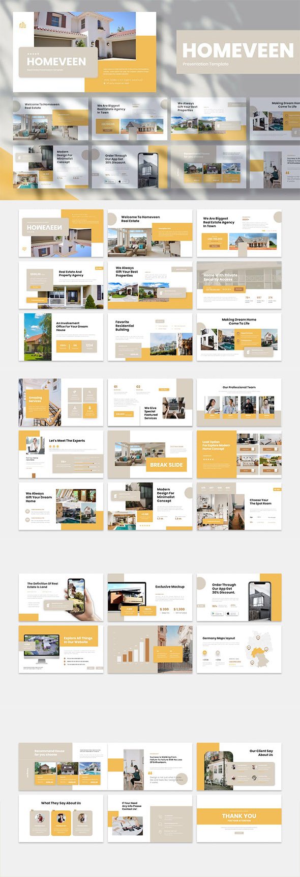 Homeveen - Interior Business PowerPoint - 5QQV76J