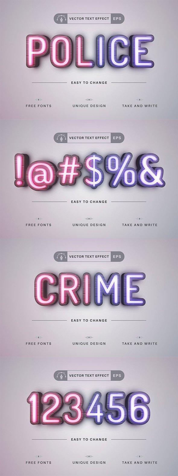 CreativeMarket - Police - Editable Text Effect - 16534033