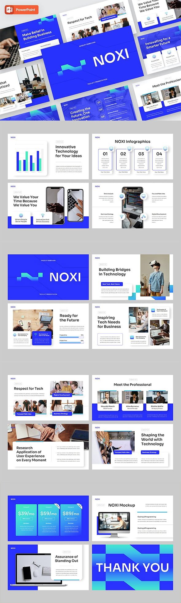 Noxi - Technology/Startup Powerpoint - SS9D7JH