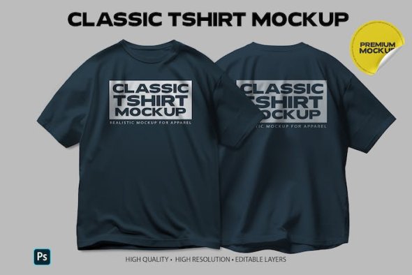 Classic T-Shirt Mockup - KJSBBGC