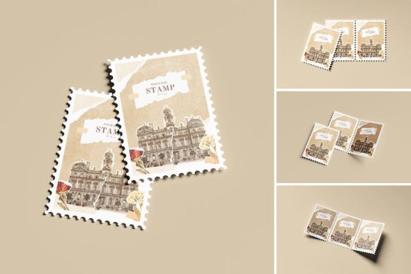Postage Stamp Mockup - NXYX8RM
