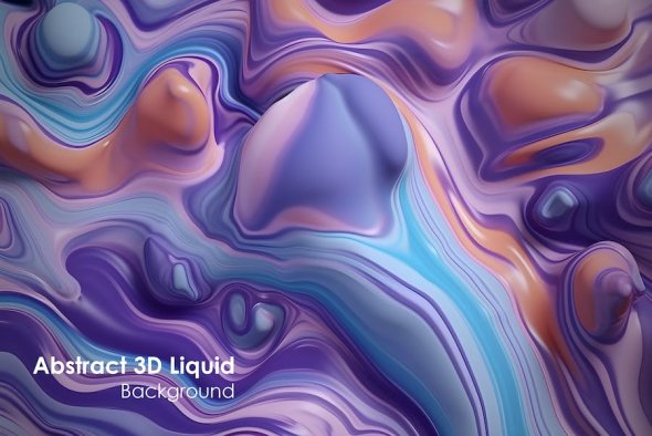High quality Abstract 3D Liquid Background - WPMJS2K