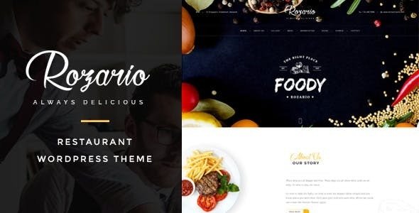 ThemeForest - Rozario v1.4 - Restaurant & Food WordPress Theme - 15854647