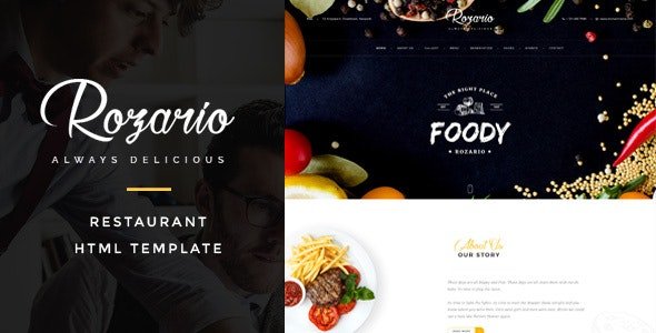 ThemeForest - Rozario v1.1 - Restaurant & Food HTML Template - 15310322