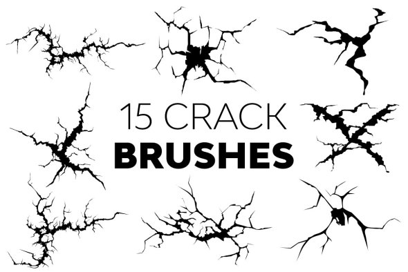 CreativeMarket - Crack Brushes - 17673449