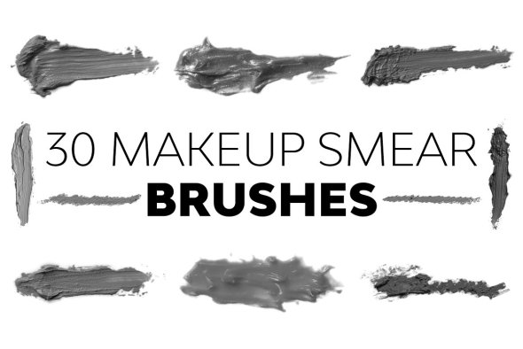 CreativeMarket - Makeup Smear Brushes - 17645098