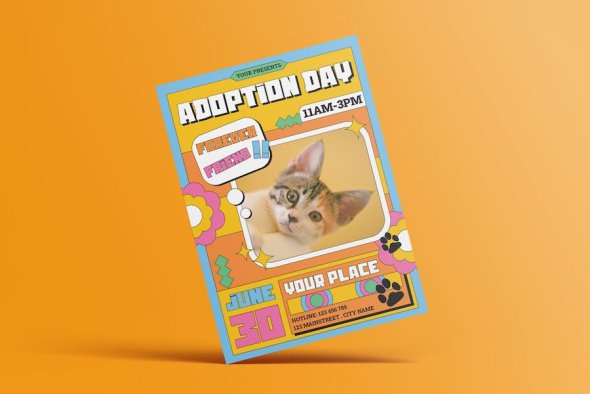 Pet Adoption Day Flyer - N3LJEMJ