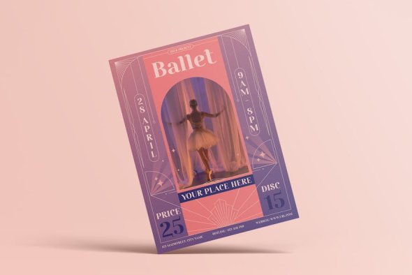 Ballet Class Flyer - 372QCS5