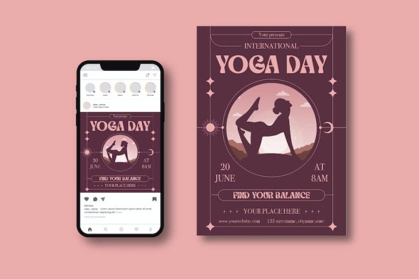 Yoga Day Flyer - 7LVDZEE