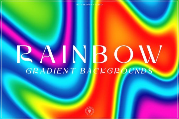Rainbow Gradient Grainy Backgrounds - Q2DQG6V