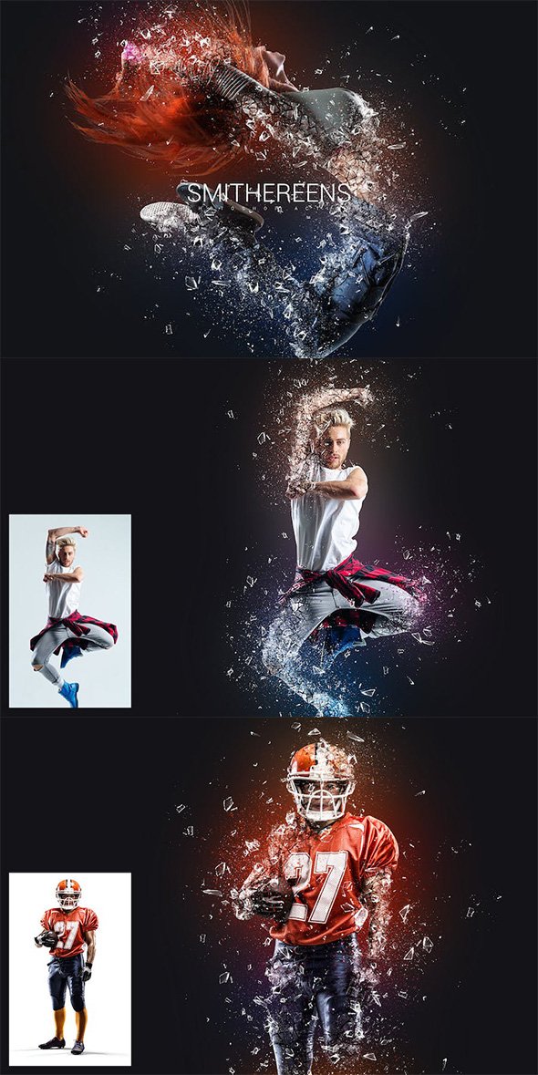 GraphicRiver - Smithereens Photoshop Action - 22843789