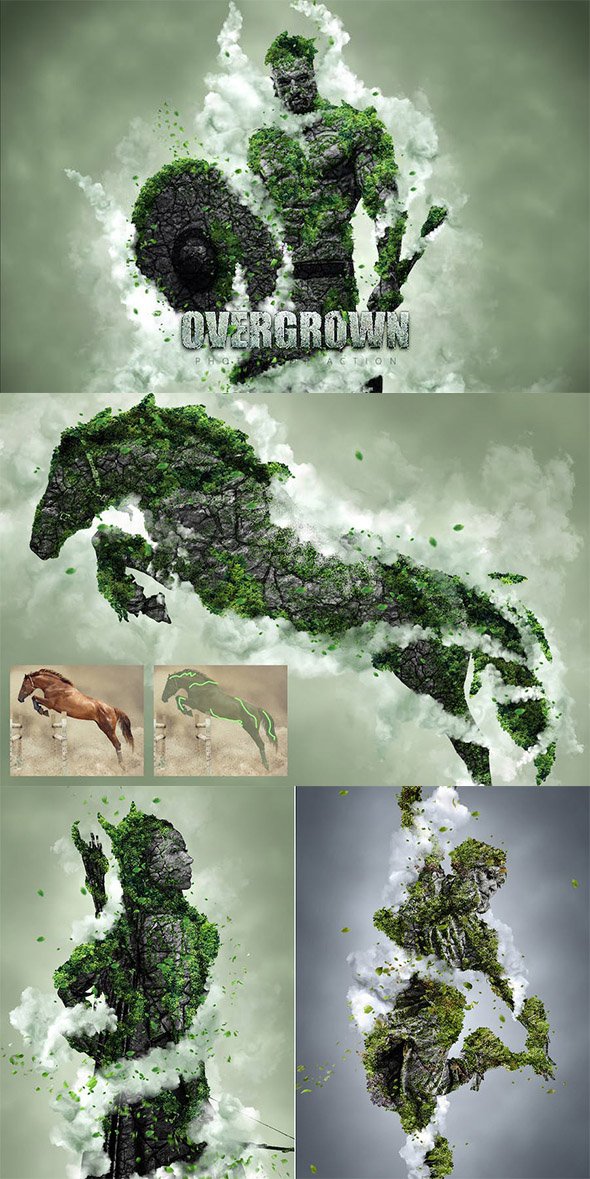 GraphicRiver - Overgrown Photoshop Action - 33479414