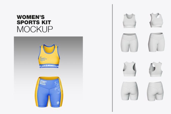 Women's Sport Kit Mockup - G7CRWPJ