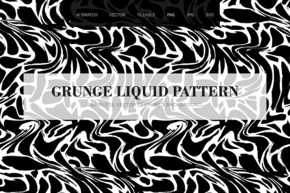 Liquid Seamless Pattern - X3ZYEW6