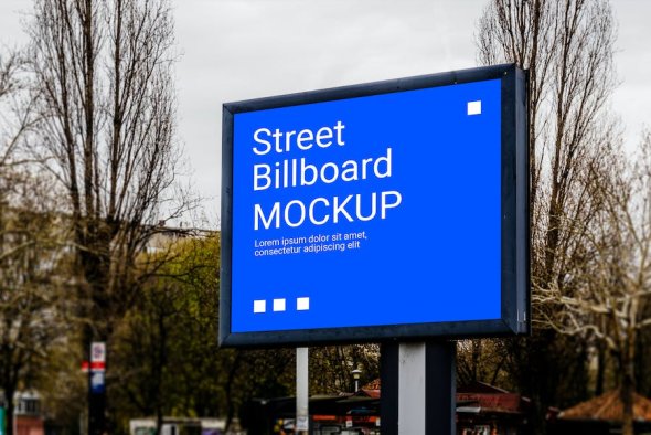 Street Billboard Mockup - CB99WXA