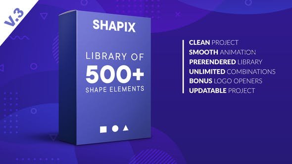 VideoHive - Shapix - Shape Elements Pack - 14061002