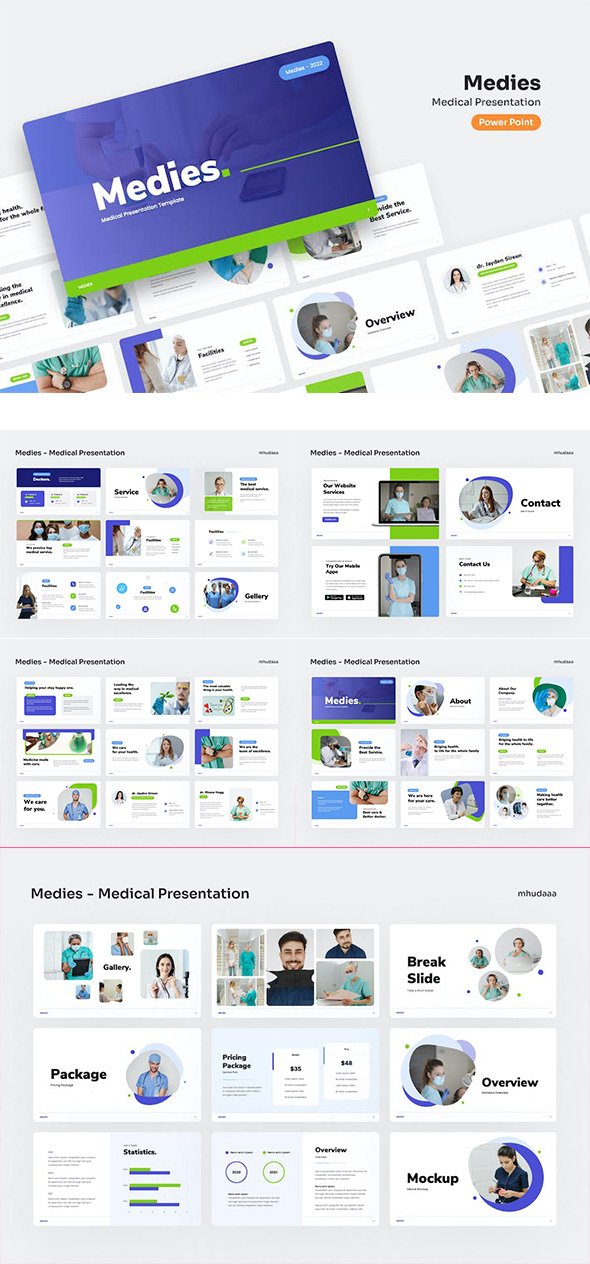 GraphicRiver - Medies - Medical PowerPoint Presentation - 36757693