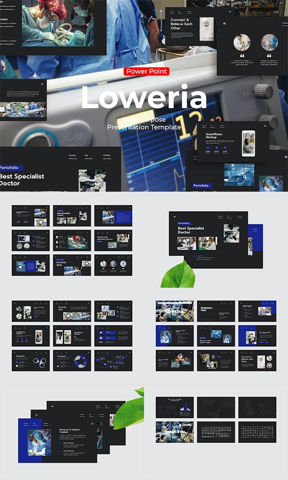 Loweria - PowerPoint Template - P23DK3C
