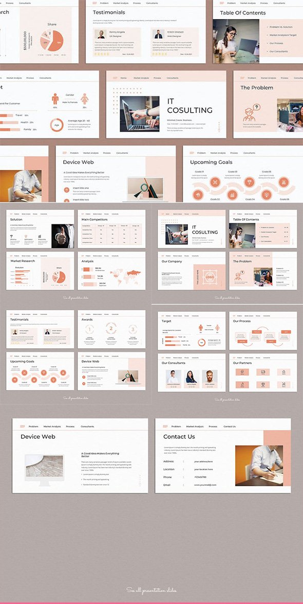 IT Consulting PowerPoint Presentation Template - 2FJLUV7