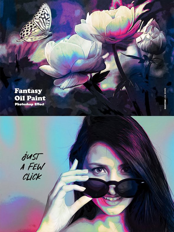 Fantasy Oil Paint Photo Effect - QSHLSE9