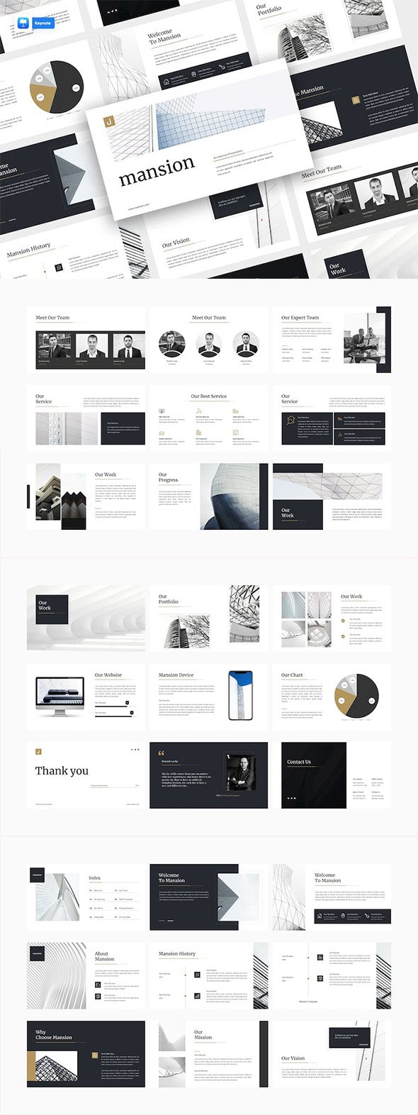 GraphicRiver - Mansion - Clean Architecture Presentation Keynote Template - 35244100