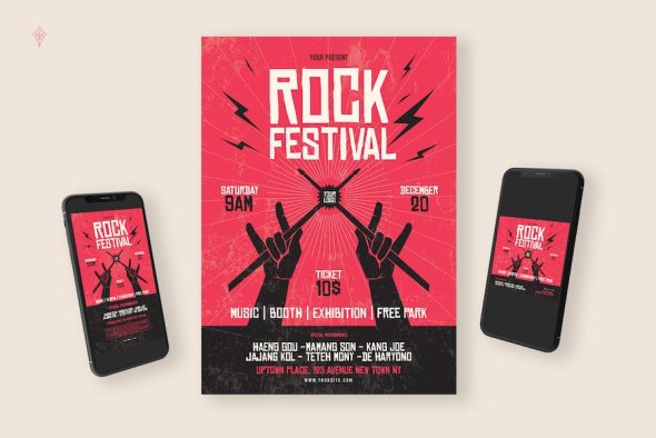 Red Rock Festival Flyer - CZ4S6K4