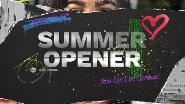 VideoHive - Summer Ripped Opener - 47225053