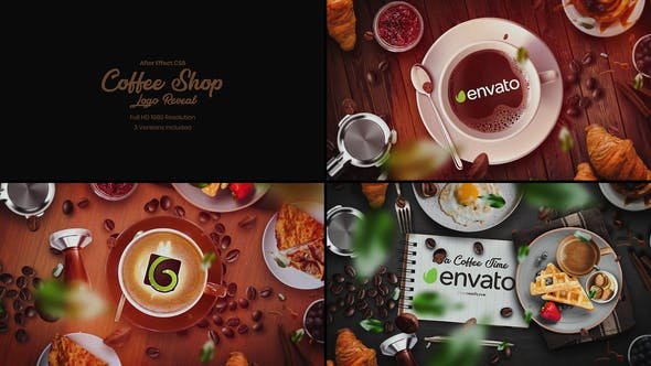 VideoHive - Coffee Shop Logo Intro - 46467058