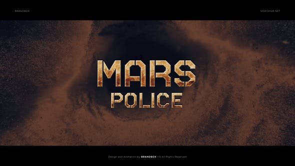 VideoHive - Mars Police Trailer - 46611043