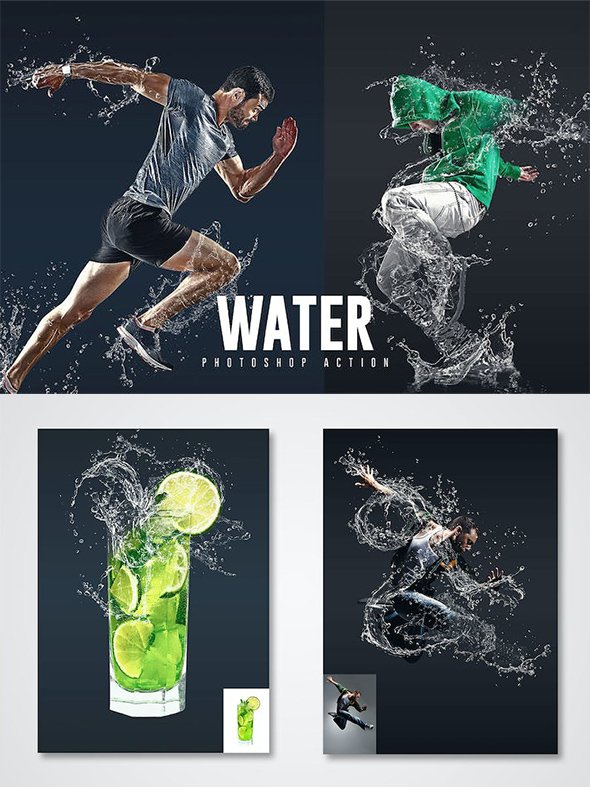 GraphicRiver - Water Photoshop Action - 23580035