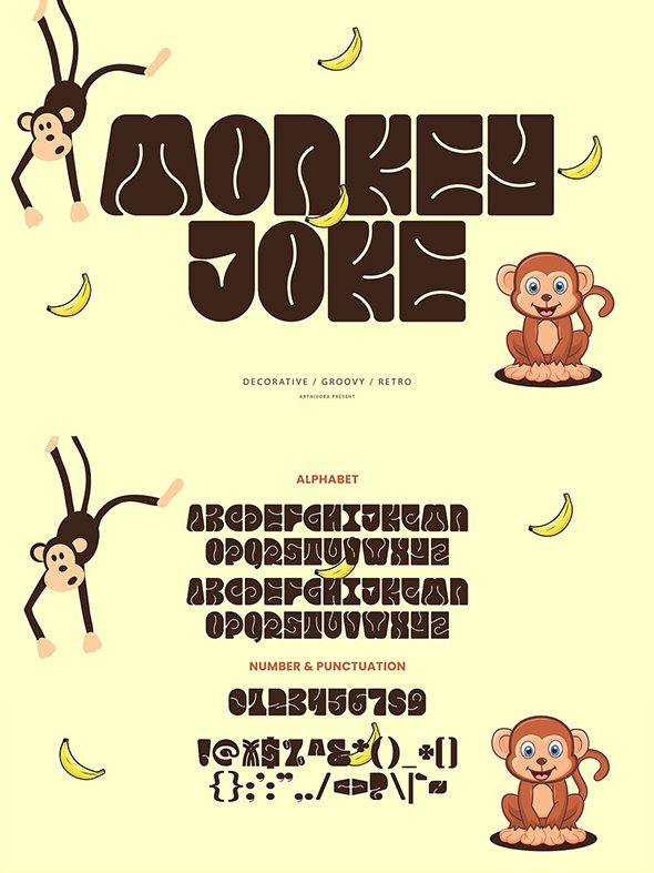 CreativeMarket - Monkeyjoke - Decorative Font - 26071671