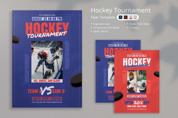 Yelaso - Hockey Tournament Flyer - QCDJ2KE