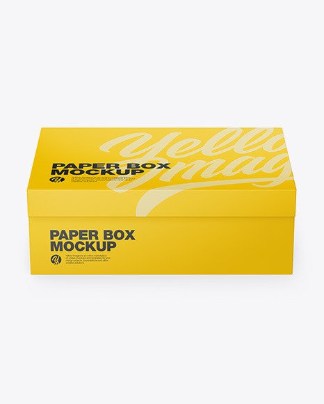 YellowiMages - Matte Paper Box - Front View - 51050