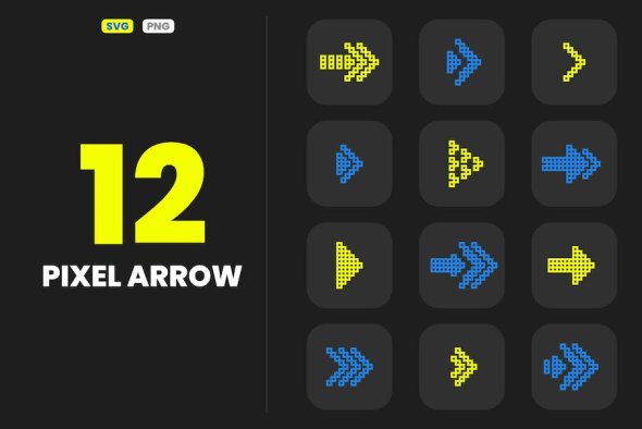Arrow Pixels - F9J96Y4