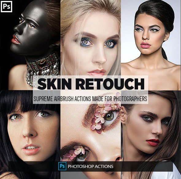 GraphicRiver - Easy Skin Retouch Photoshop Actions - 23160423