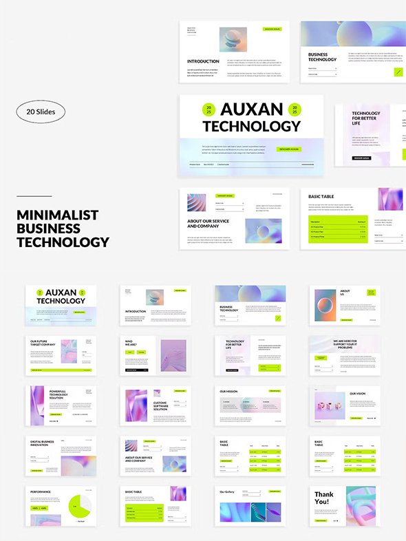Minimalist Business Technology Digital Marketing Google Slides PowerPoint