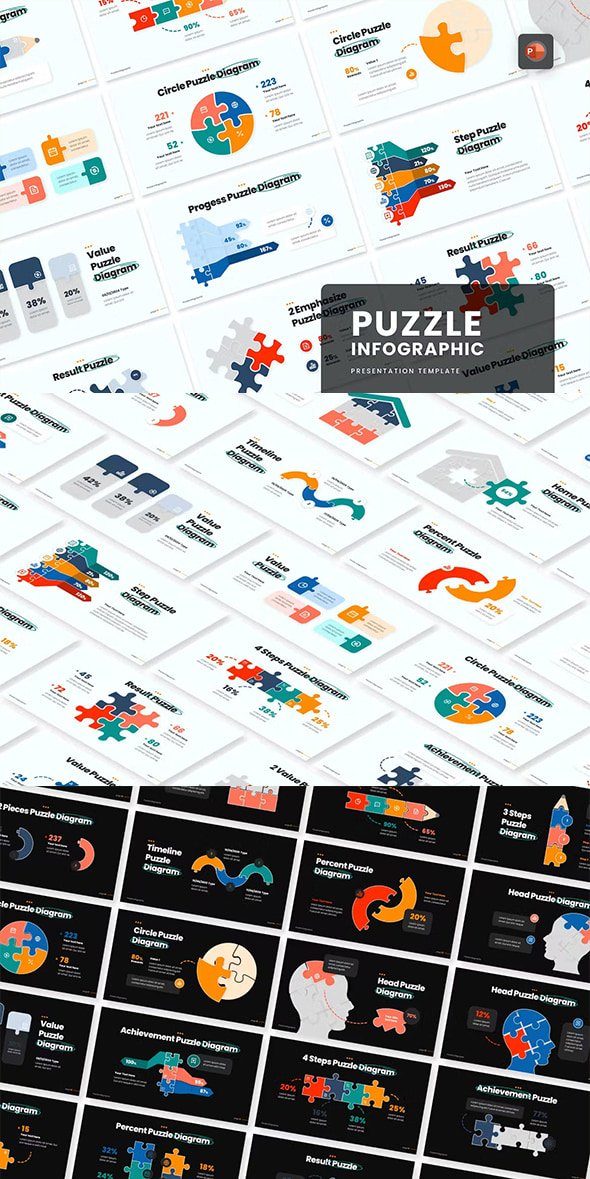 Puzzle Infographic Template