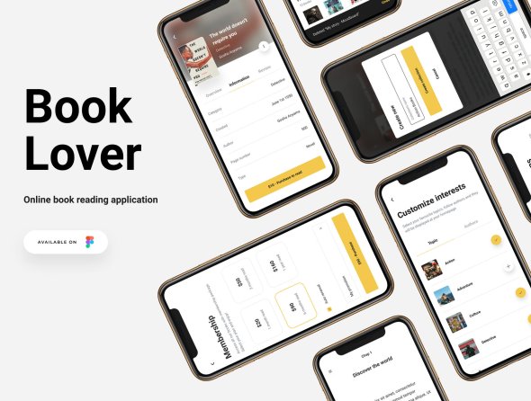 UI8 - Book Lover - Reading Book Online Application