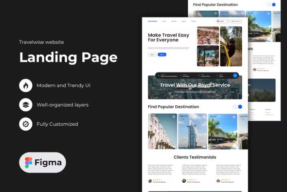 Travelwise- Travel Website Template - 4P8ML3S