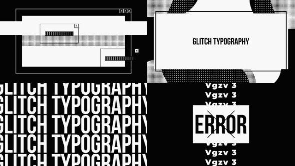 MotionArray - Glitch Typography - 1517606