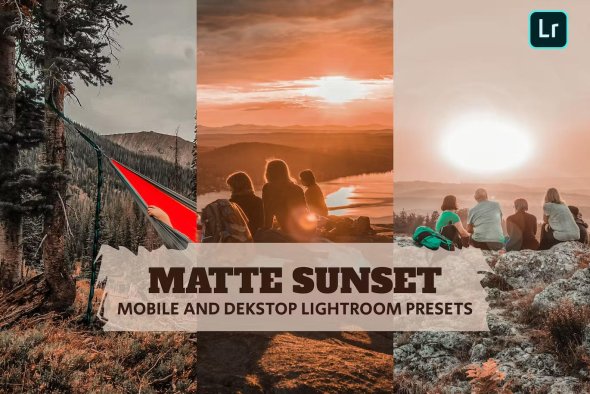 Matte Sunset Lightroom Presets Dekstop and Mobile - AG3VNFD